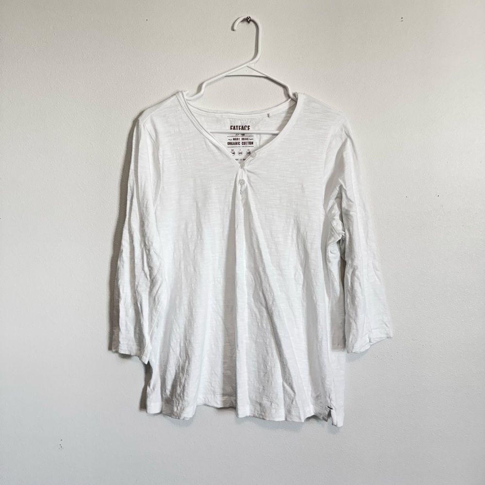 Fat Face White Tshirt